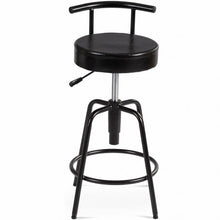 Load image into Gallery viewer, Adjustable Swivel Vintage Bar Stool PU Leather Steel Frame
