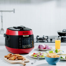 Load image into Gallery viewer, 12-in-1 Multi-use Programmable Electric Pressure Cooker Non-stick Pot-Red
