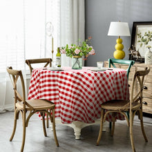 Load image into Gallery viewer, 2 Pcs Stain Resistant and Wrinkle Resistant Table Cloth-Red
