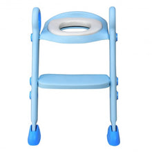 Load image into Gallery viewer, Toddler Toilet Potty Training Seat with Non-Slip Ladder-Blue
