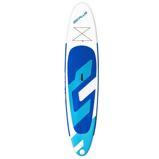 11ft Inflatable Stand Up Paddle Board with Aluminum Paddle-Blue