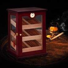 Load image into Gallery viewer, 150 Cigars Display Humidor Storage Cabinet with Hygrometer
