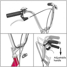 Load image into Gallery viewer, 24&quot; Single Speed 3-wheel Bicycle Adult Tricycle Seat-Red
