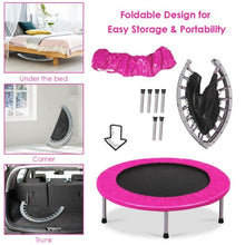 Load image into Gallery viewer, 38&quot; Rebounder Trampoline Adults and Kids Exercise Workout w/Padding and Springs
