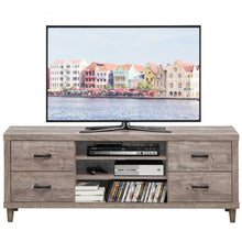 Load image into Gallery viewer, 65&quot; TV Stand with Storage Shelves &amp; 4 Drawers
