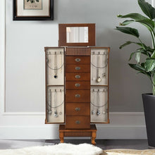 Load image into Gallery viewer, Wooden Jewelry Cabinet Storage Organizer with 7 Drawers
