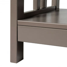 Load image into Gallery viewer, 3-Tier Nightstand Side Table with Baffles and Corners-Coffee
