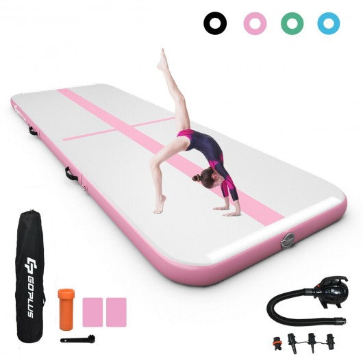 15FT Air Track Inflatable Gymnastics Tumbling Mat -Pink