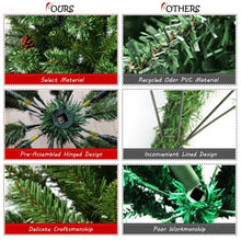 Load image into Gallery viewer, 8 ft Premium Hinged Artificial Christmas Tree Pine Needles

