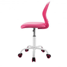 Load image into Gallery viewer, Adjustable Office Task Desk Armless Chair-Pink
