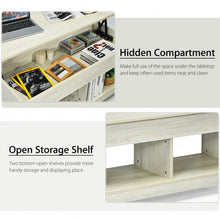 Load image into Gallery viewer, Lift Top Coffee Table with Hidden Storage Compartment and Lower Shelf for Study Room-White
