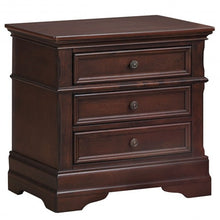 Load image into Gallery viewer, 3 Drawers Storage Night Stand End Beside Table

