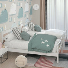 Load image into Gallery viewer, Twin Size Platform Bed Frame Foundation Slat Support -White
