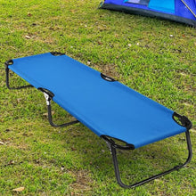 Load image into Gallery viewer, Folding Camping Bed Outdoor Portable Military Cot Sleeping Hiking
