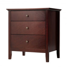 Load image into Gallery viewer, 3 Drawers Nightstand Beside End Side Table Accent Table
