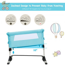 Load image into Gallery viewer, Travel Portable Baby Bed Side Sleeper  Bassinet Crib with Carrying Bag-Green
