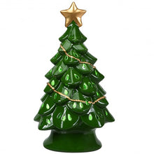Load image into Gallery viewer, 11.5&quot; Pre-Lit Ceramic Hollow Christmas Tree with LED Lights
