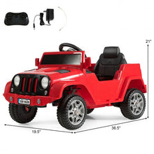 Load image into Gallery viewer, Battery Powered Kids Ride On Car with Remote Control-Red
