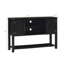 Load image into Gallery viewer, TV Storage Cabinets with Bottom Shelf-Black
