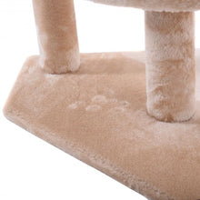 Load image into Gallery viewer, Cat Tree Condo Furniture Scratch Post Pet House Beige/Navy/Beige Paws-beige
