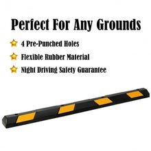 Load image into Gallery viewer, 72&quot; Rubber Car Parking RV Trailer Wheel Tire Garage Driveway

