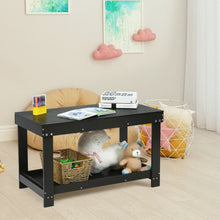 Load image into Gallery viewer, Solid Multifunctional Wood Kids Activity Play Table-Black
