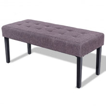 Load image into Gallery viewer, Stylish Durable Linen Ottoman Bench
