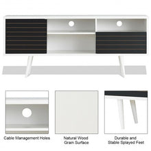 Load image into Gallery viewer, Modern TV Stand with 3 Shelves Storage Drawer
