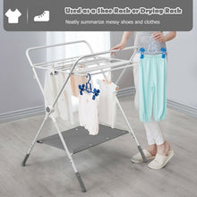 Load image into Gallery viewer, Folding Baby Changing Table with Storage -Gray
