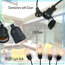 Load image into Gallery viewer, 48 ft Outdoor Waterproof LED Light Bulbs
