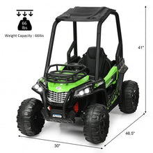 Load image into Gallery viewer, 12V Kids RC Electric Ride On Off-Road UTV Truck with MP3 and Light-Green

