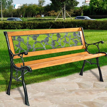Load image into Gallery viewer, GOPLUS 49 1/2&quot; Patio Park Garden Porch Chair Bench
