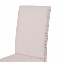 Load image into Gallery viewer, Set of 2 Fabric Upholstered Armless Dining Chairs-Beige
