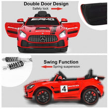 Load image into Gallery viewer, 12V Mercedes Benz AMG Licensed Kids Ride On Car-Red
