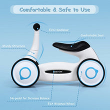 Load image into Gallery viewer, Baby Balance Bike Bicycle Toddler Toys Rides No-Pedal-White
