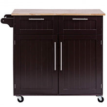 Load image into Gallery viewer, Heavy Duty Utility Modern Rolling Kitchen Cabinet Cart

