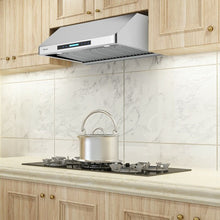 Load image into Gallery viewer, Wireless 4-Speed LED Lights Under-Cabinet Kitchen Range Hood-30&quot;
