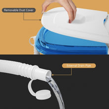 Load image into Gallery viewer, Portable Foot Spa Bath Motorized Massager with Shower-Blue and Withe

