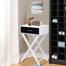 Load image into Gallery viewer, Campaign Style Modern X-Shape Accent Side End Table

