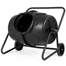 Load image into Gallery viewer, 50 Gallon Wheeled Compost Tumbler Garden Waste Bin
