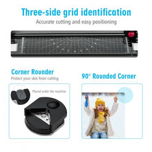 Load image into Gallery viewer, 9&quot; Hot and Cold Paper Trimmer with 25 Pouches and Corner Rounder-Black
