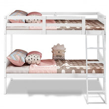 Load image into Gallery viewer, Wooden Bunk Beds Convertable 2 Individual Beds-White
