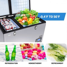 Load image into Gallery viewer, 105-Quart Portable Electric Compressor Camping Cooler Refrigerator

