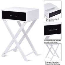 Load image into Gallery viewer, Campaign Style Modern X-Shape Accent Side End Table
