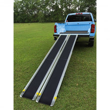 Load image into Gallery viewer, Adjustable Non-skid Wheelchair Telescoping Aluminum Ramp-7&#39;
