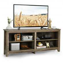 Load image into Gallery viewer, 4 Cubby Entertainment Media Console with Shelves
