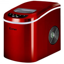 Load image into Gallery viewer, Mini Portable Compact Electric Ice Maker Machine-Red
