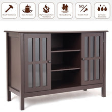 Load image into Gallery viewer, Wood TV Stand Console Cabinet for 45&quot; TV-Brown
