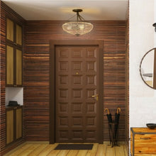 Load image into Gallery viewer, 3-Light Semi Flush Industrial Seeded Glass Mount Ceiling Lamp
