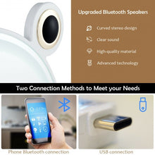 Load image into Gallery viewer, Vanity Table Touch Screen Dimming Mirror W/Bluetooth Speakers
